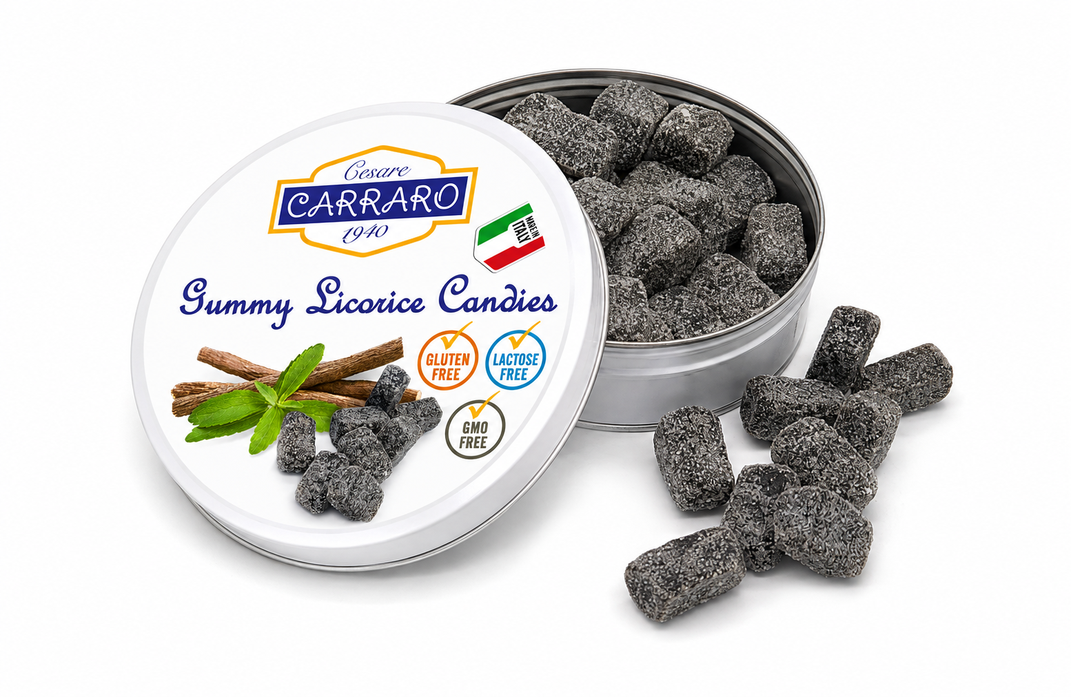 Cesare Carraro Gummy Licorice Candies